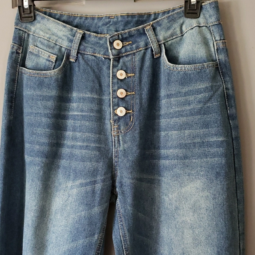 MISSLOOK Blue High Rise Jeans